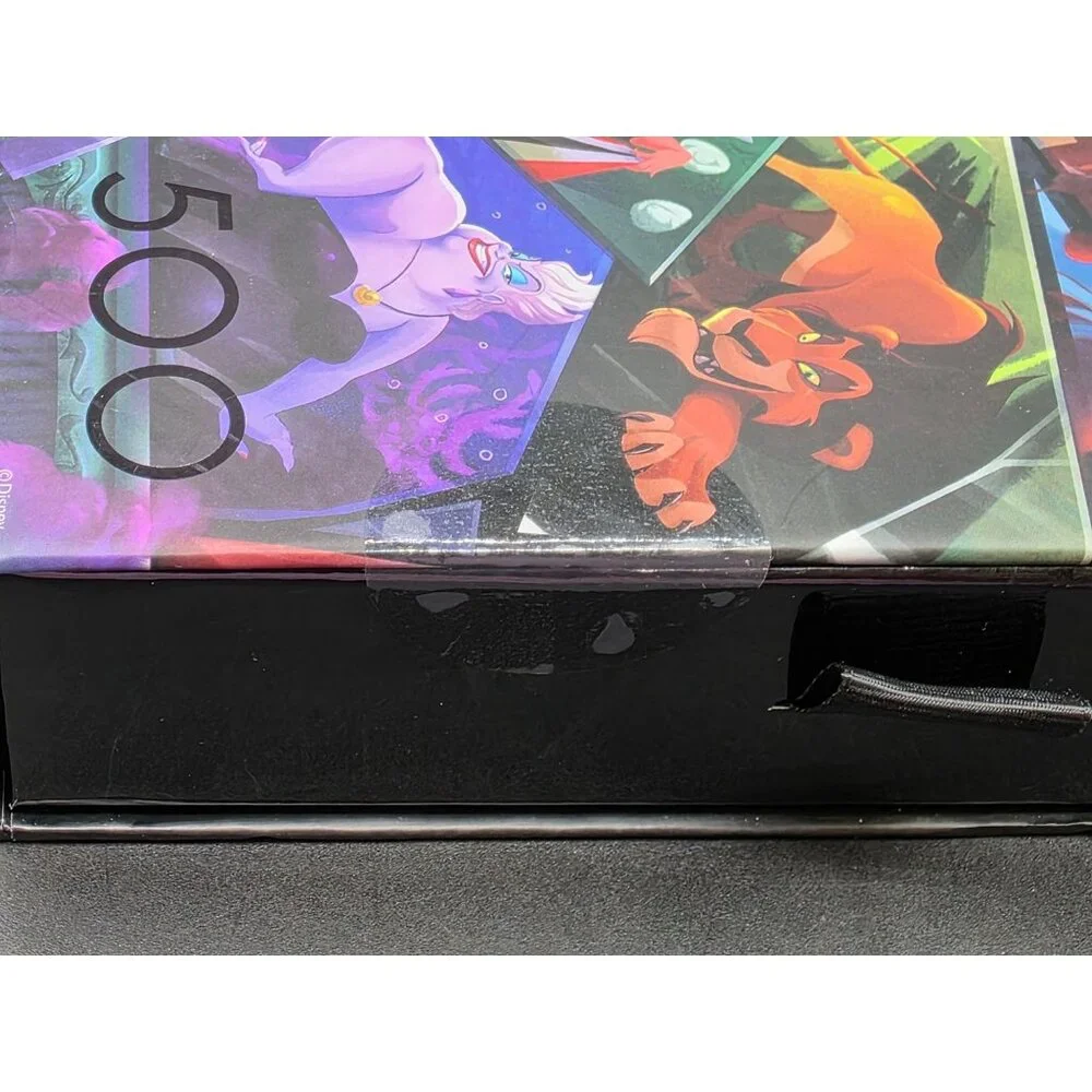 Disney Villains 500-Piece Noir Select Jigsaw Puzzle Premium Packaging Recycled